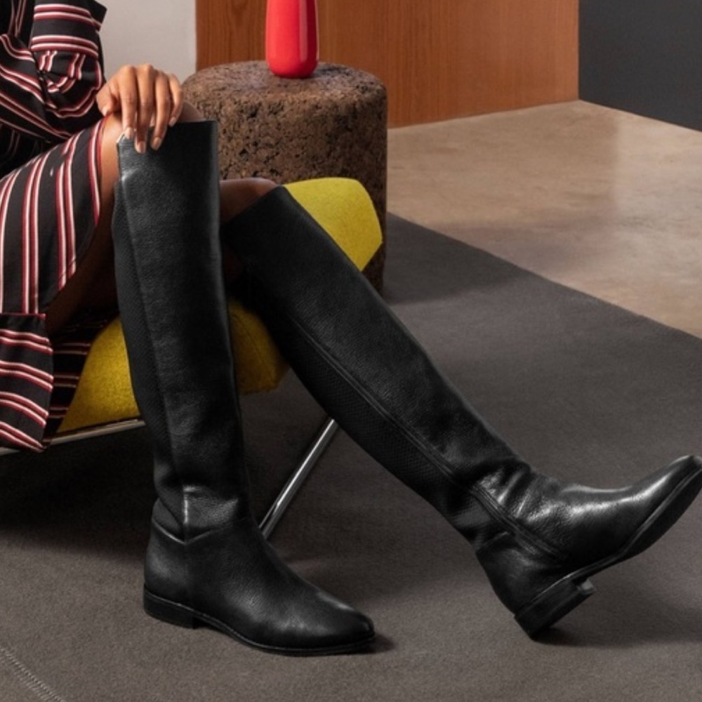 Cole Haan dutchess over the knee leather boots size 8.5 - Picture 2 of 8